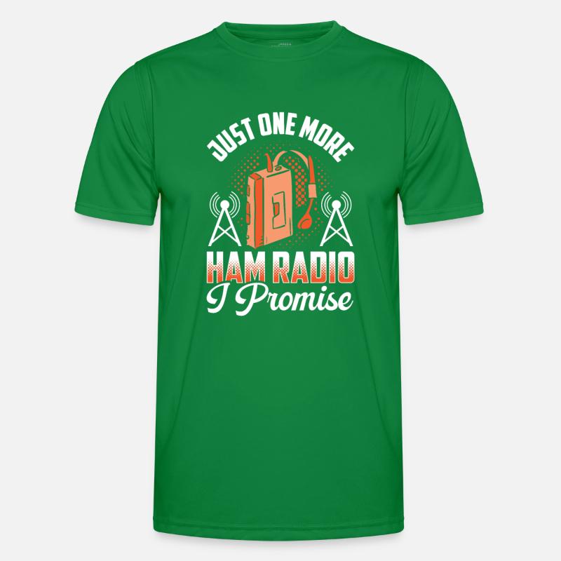 Programa de radio Camiseta funcional para hombres