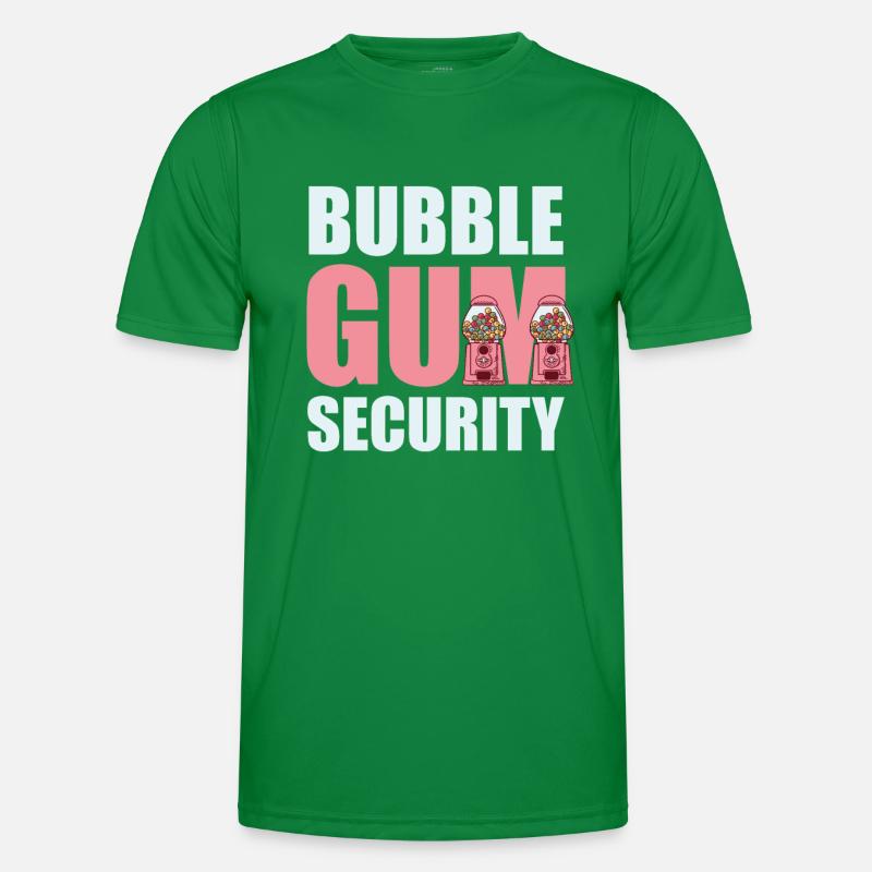 Bubble Gum Security Kaugummiautomat Geschenk Männer Funktions-T-Shirt