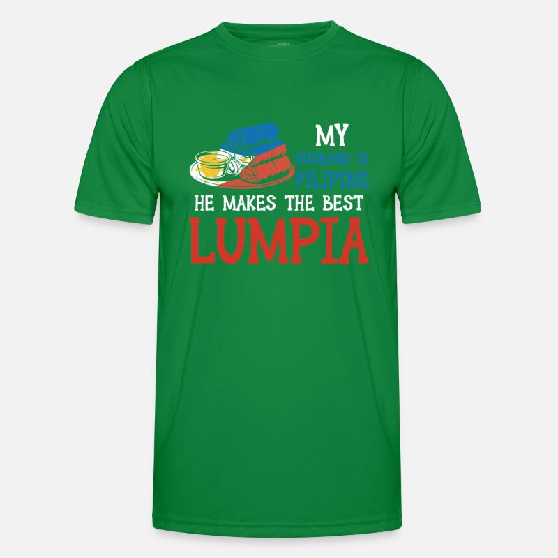 Spring Rolls Husband Lumpia Men's Functional T-Shirt