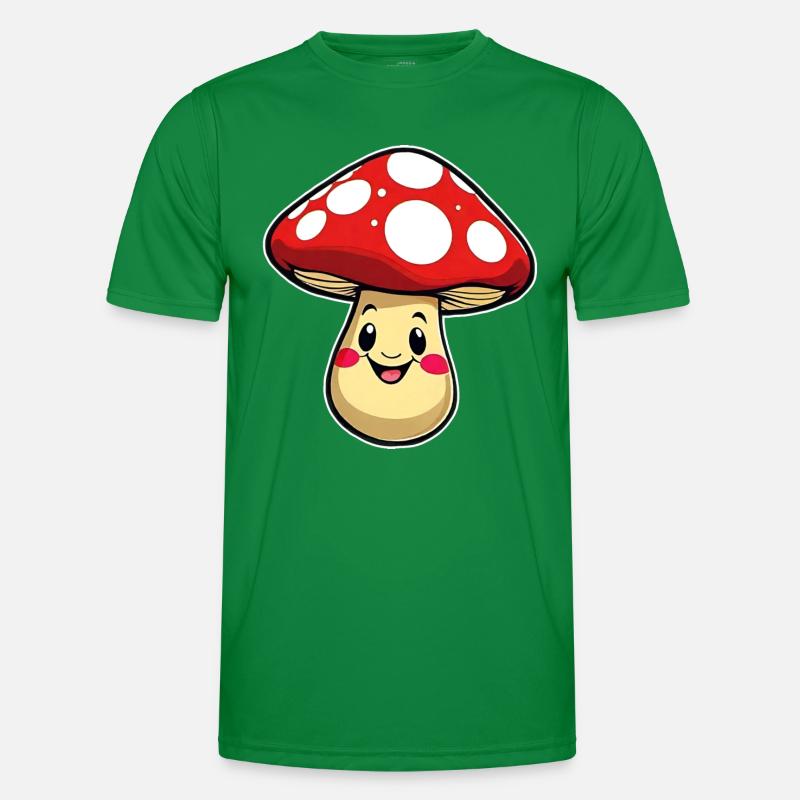 Drôle de petit champignon T-shirt sport Homme