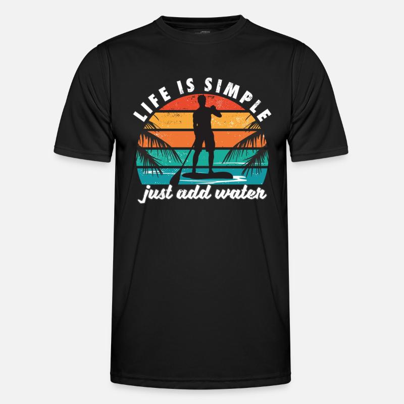 SUP Paddle Boarding Paddle Boarder Männer Männer Funktions-T-Shirt