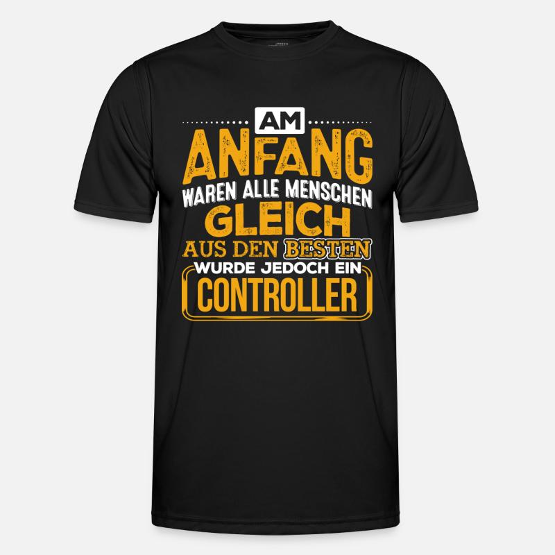 CONTROLLER - Der Beste - Männer Funktions-T-Shirt - Schwarz