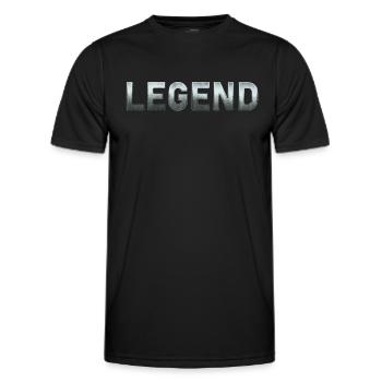 Légende - T-shirt sport Homme - noir - Devant - AI Model Male 178 dark (178cm)