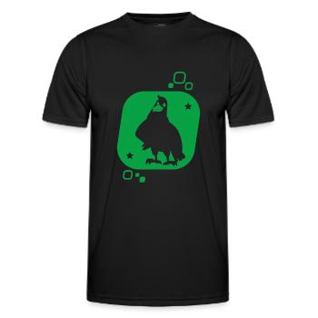 Eagle - Bird of Prey - Falcon - Vulture - Men's Functional T-Shirt - black - Front - AI Model Male 178 dark (178cm)