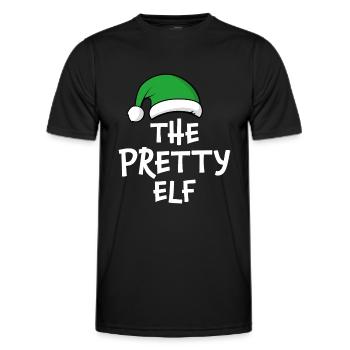 Le Joli Elfe - T-shirt sport Homme - noir - Devant - AI Model Male 178 dark (178cm)