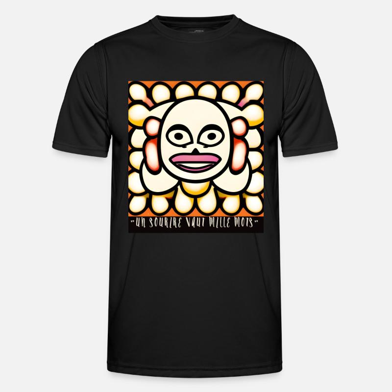 A SMILE IS WORTH A THOUSAND WORDS Men's Functional T-Shirt