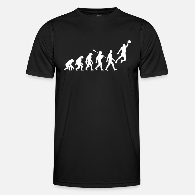 Evolution Basketball - Basket Layer - Men's Functional T-Shirt - black