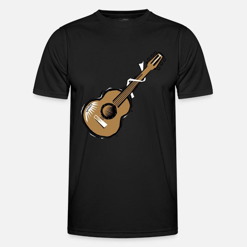 Gitarre Geschenk Idee Männer Funktions-T-Shirt