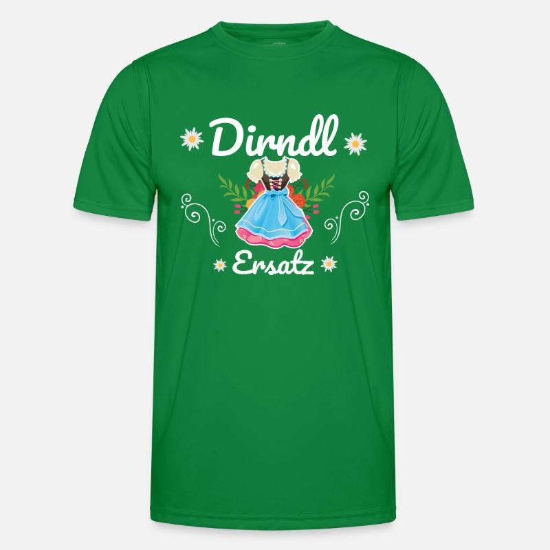 Dirndl Ersatz Männer Funktions-T-Shirt