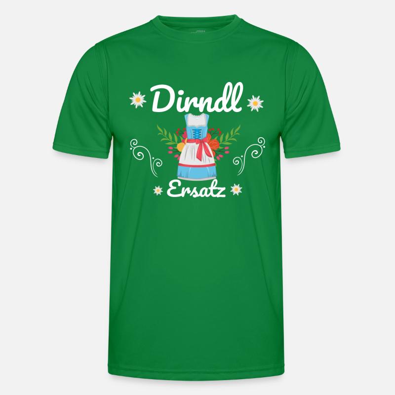 Dirndl Ersatz Männer Funktions-T-Shirt