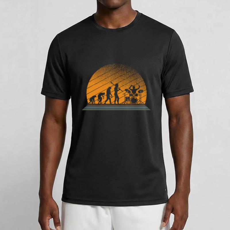 Batteur Drums Evolution Full Moon Stage T-shirt sport Homme