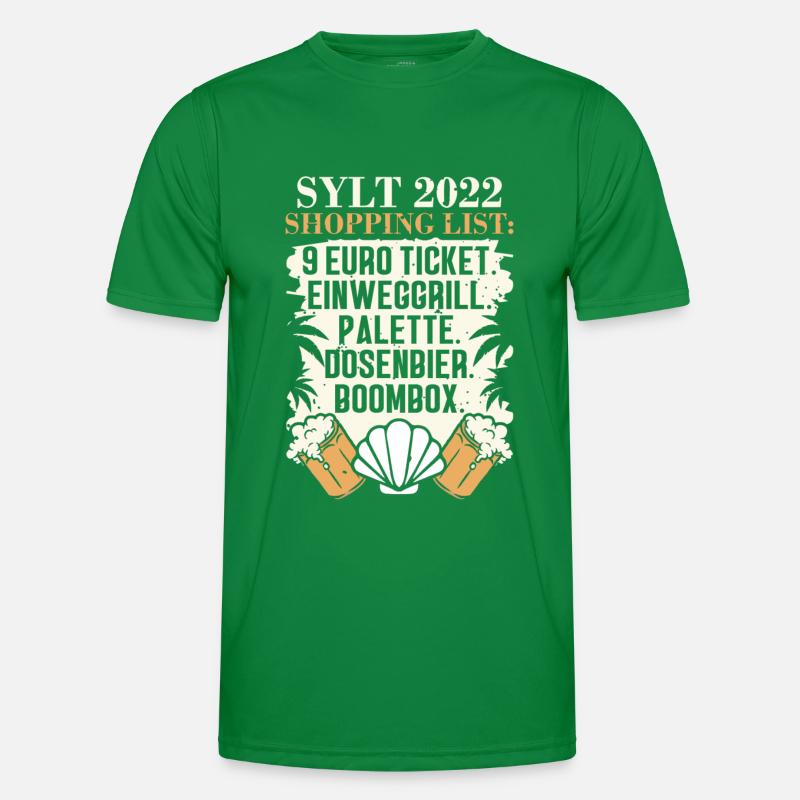 9€ tIcket einweggrill palette dosenBier mit Männer Funktions-T-Shirt