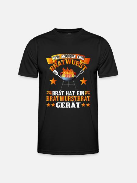 Official Federal GrillMaster Grill & Barbecue - Men's Functional T-Shirt - black