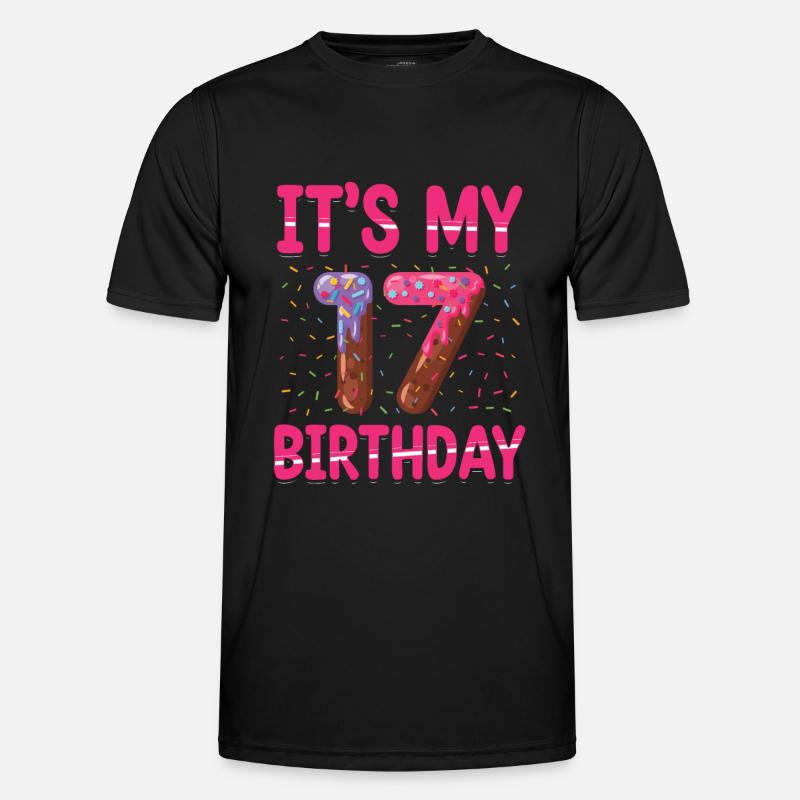 C’est mon 17e anniversaire | Saupoudrer des | à thème T-shirt sport Homme