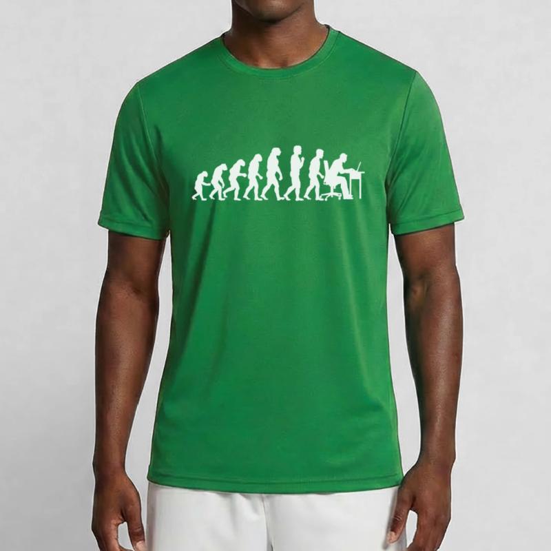 Evolution Computertechniker Nerd Programmierung Männer Funktions-T-Shirt
