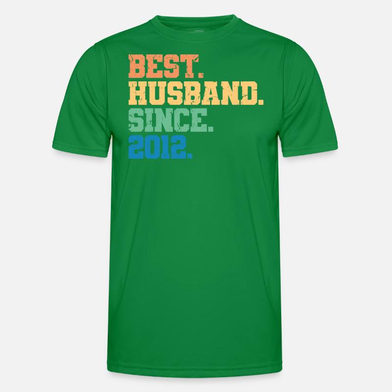 Bester Ehemann seit 2012, Geschenk zum 11-jährigen Jubiläum Männer Funktions-T-Shirt