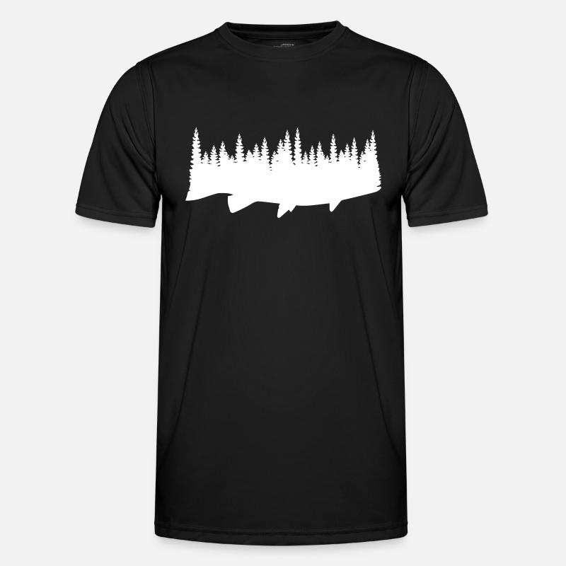 Fish And Forest - Men's Functional T-Shirt - black