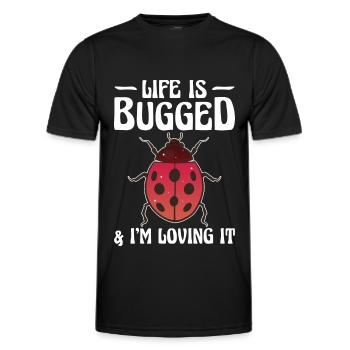 Insekten - Männer Funktions-T-Shirt - Schwarz - Vorne - AI Model Male 178 dark (178cm)