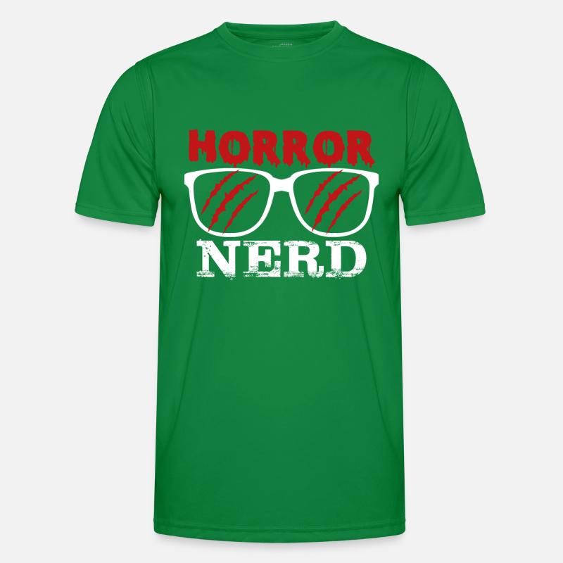 Conception de nerd d’horreur pour un fan de films d’horreur T-shirt sport Homme