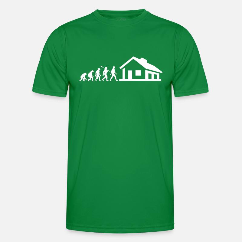 Evolution - Constructeur - Maison - Construire - Maison individuelle T-shirt sport Homme