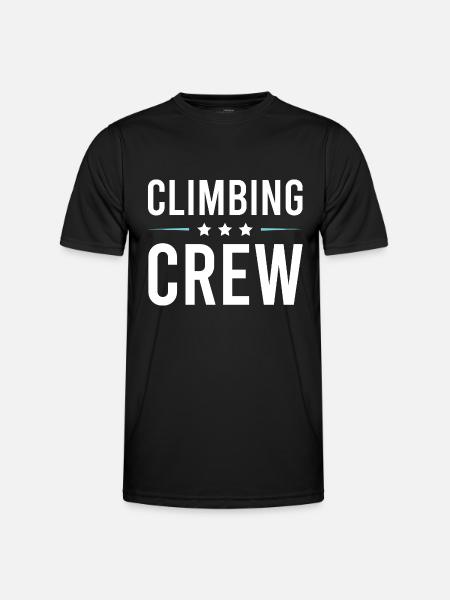 Climbing Crew - Men's Functional T-Shirt - black