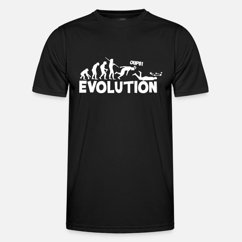 Evolution Humor - Men's Functional T-Shirt - black