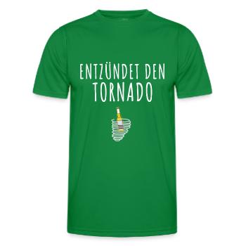 Tornado entzünden Mallorca Bier - Männer Funktions-T-Shirt - Kelly Green - Vorne - AI Model Male 178 dark (178cm)