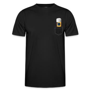 Kölsch Bier für Kölner Karneval Wasser von Kölle - Männer Funktions-T-Shirt - Schwarz - Vorne - AI Model Male 178 dark (178cm)