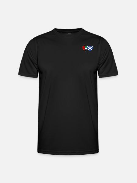 United Arab Emirates Scotland Flag - Men's Functional T-Shirt - black