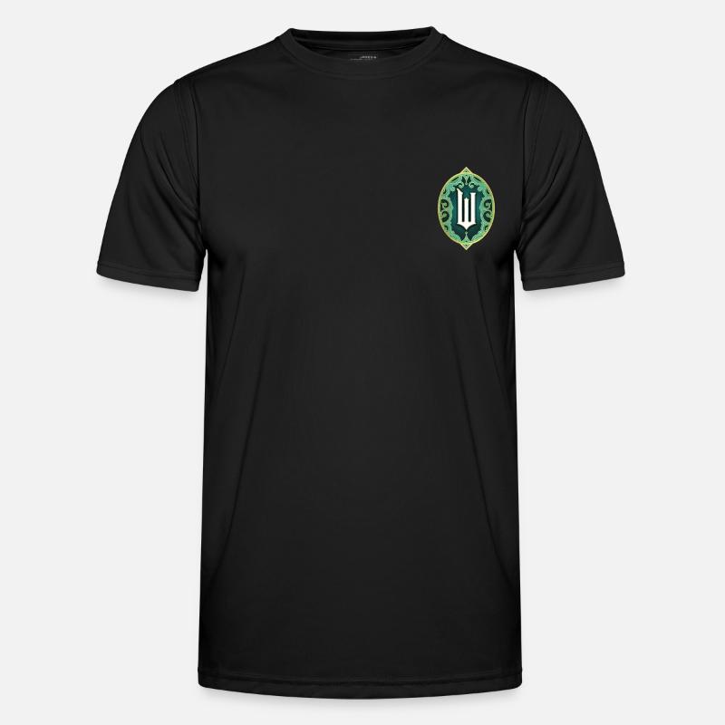Wicked Logo Design Mit Ornamenten Männer Funktions-T-Shirt