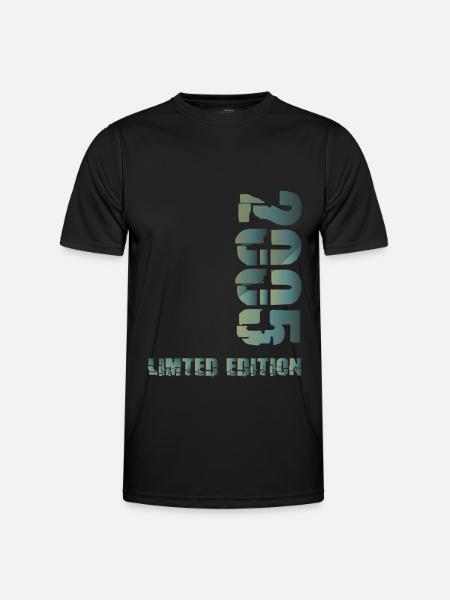 2005 Limited Edition - Männer Funktions-T-Shirt - Schwarz