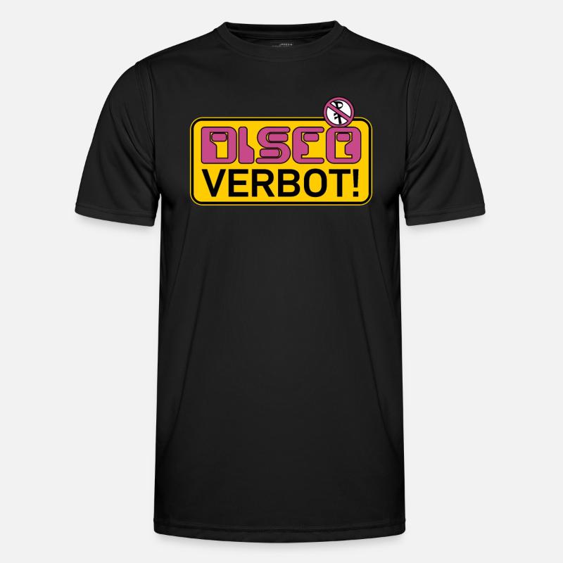 DANGER! Disco forbidden Men's Functional T-Shirt