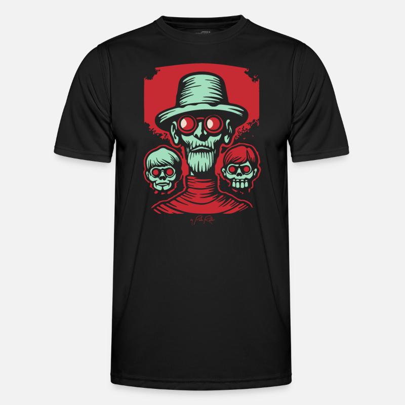 Horror Stripping Puller: The Zombie Master Men's Functional T-Shirt