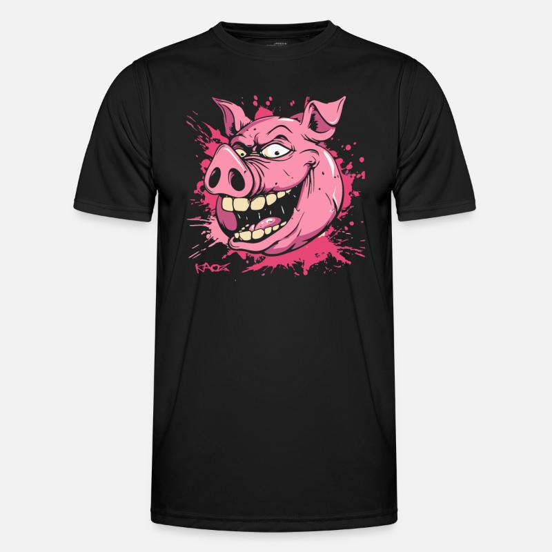 A really mean pig Men's Functional T-Shirt