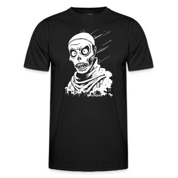 Kreatur der Nacht: Vampir - Männer Funktions-T-Shirt - Schwarz - Vorne - AI Model Male 178 dark (178cm)
