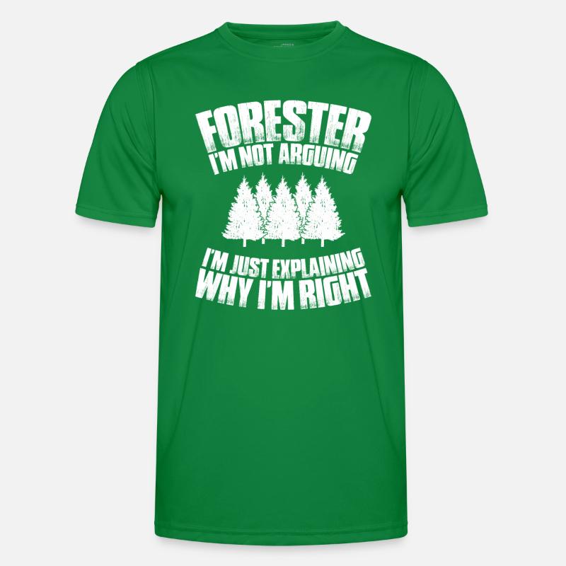 Forestier Forestier Forestier Forestier Ouvrier forestier Forêt T-shirt sport Homme