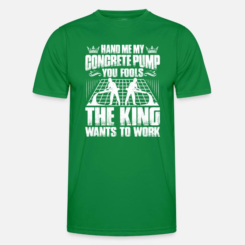 Concrete builder Reinforced concrete builder Concrete Worker Men's Functional T-Shirt