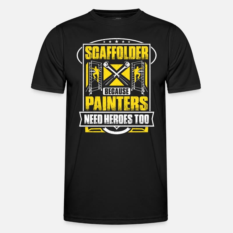 Échafaudage Échafaudage Échafaudage Échafaudage - T-shirt sport Homme - noir