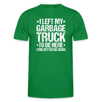 Fachkraft für Kreislauf- und Abfallwirtschaft - Männer Funktions-T-Shirt - Kelly Green - Vorne - AI Model Male 178 dark (178cm)
