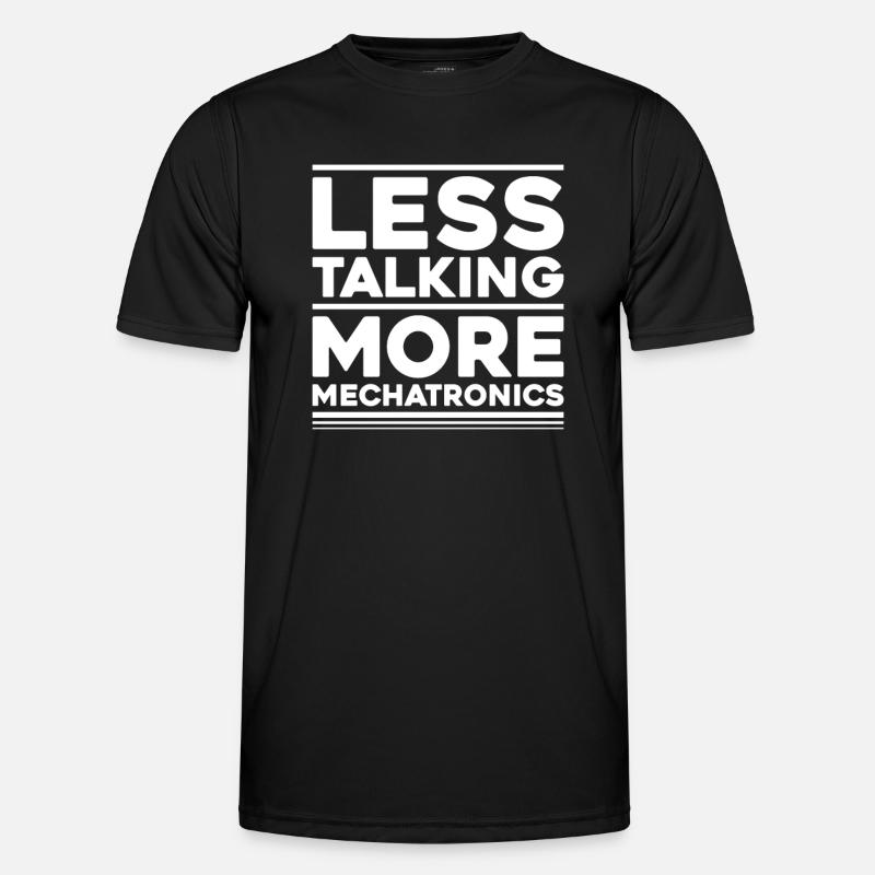 Mechatronics Technician Mechatronics Engineer - Men's Functional T-Shirt - black