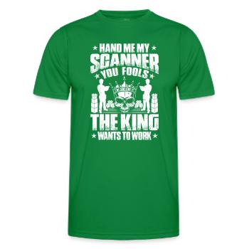 Fachkraft für Lagerlogistik Warehouse Worker Lager - Männer Funktions-T-Shirt - Kelly Green - Vorne - AI Model Male 178 dark (178cm)