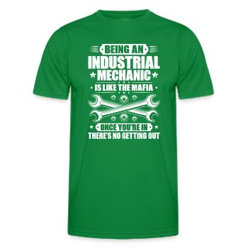 Industriemechaniker Mécanicien Industriel - T-shirt sport Homme - vert - Devant - AI Model Male 178 dark (178cm)