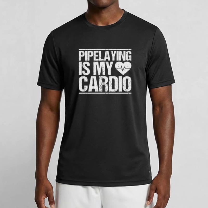 Pipeline Constructor Pipeline Construction Pipelayer Men's Functional T-Shirt
