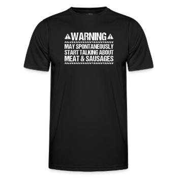 Boucher boucher boucher - T-shirt sport Homme - noir - Devant - AI Model Male 178 dark (178cm)