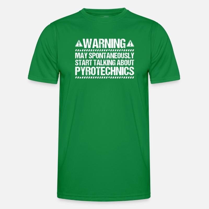 Pyrotechnician Fireworks Pyrotechnics Pyrotechnician Men's Functional T-Shirt