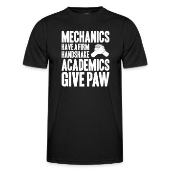 Mécanicien Mécanicien Mécanicien - T-shirt sport Homme - noir - Devant - AI Model Male 178 dark (178cm)