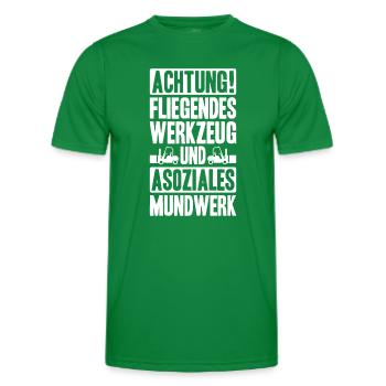 Staplerfahrer Gabelstaplerfahrer Forklift Operator - Männer Funktions-T-Shirt - Kelly Green - Vorne - AI Model Male 178 dark (178cm)