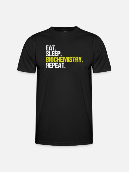 Biochemiker Biochemie Biochemistry Biochemist - Men's Functional T-Shirt - black