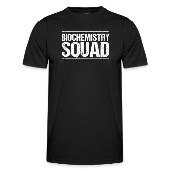 Biochemiker Biochimie Biochimie Biochimiste - T-shirt sport Homme - noir - Devant - AI Model Male 178 dark (178cm)