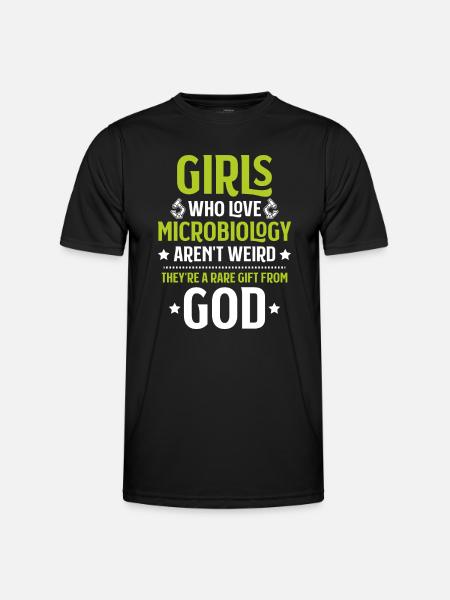Microbiology Microbiologist Biology Biologist - Men's Functional T-Shirt - black